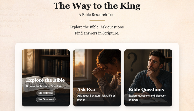 The Way to the King Bible Study